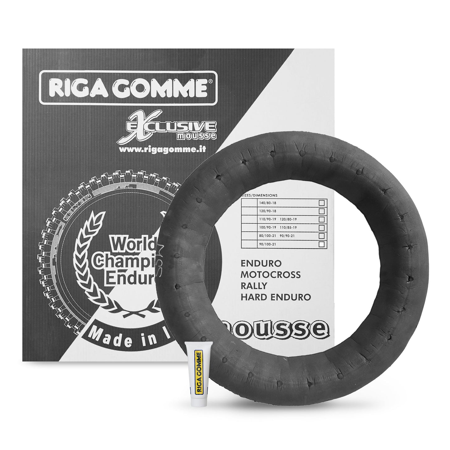 Riga Gomme Enduro Medium Mousse 140/80-18 for motorcycles in South Africa
